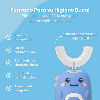 DinoClean 360° | El Cepillo Original en Forma de U