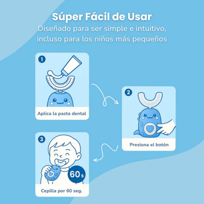 DinoClean 360° | El Cepillo Original en Forma de U